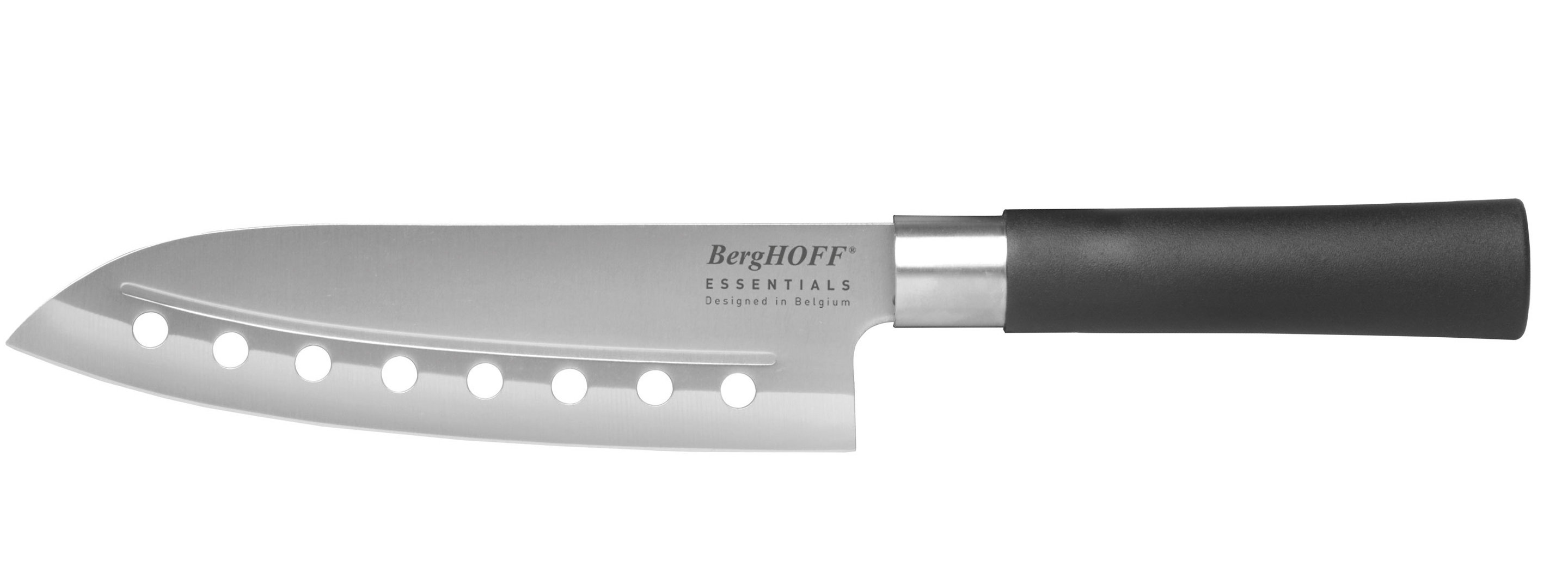 BergHOFF Essentials 7" Stainless Steel Santoku Knife with Holes Wayfair
